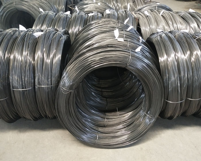 Raw pull spring steel wire